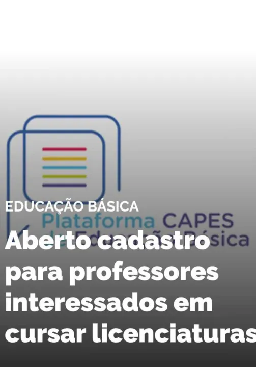 O processo fica aberto até o dia 31 de janeiro de 2020