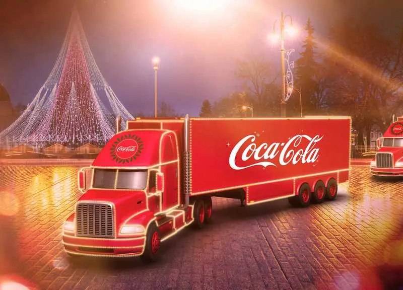 S o Gon alo Shopping recebe Caravana de Natal Coca Cola O S o