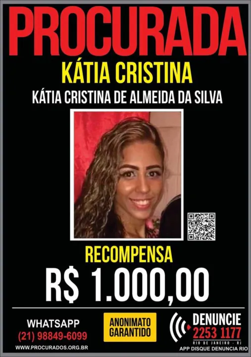 A acusada de ter cometido o crime é considerada foragida 