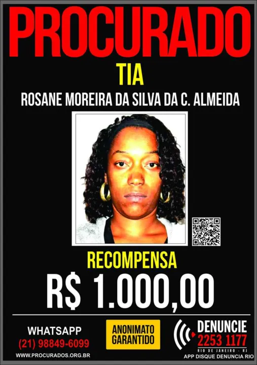 Rozane Moreira da Conceição Almeida, a 'Tia' da milícia 