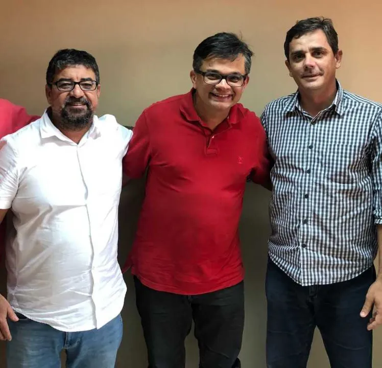 Quaquá e Fabiano Horta: apoio a Dimas  
