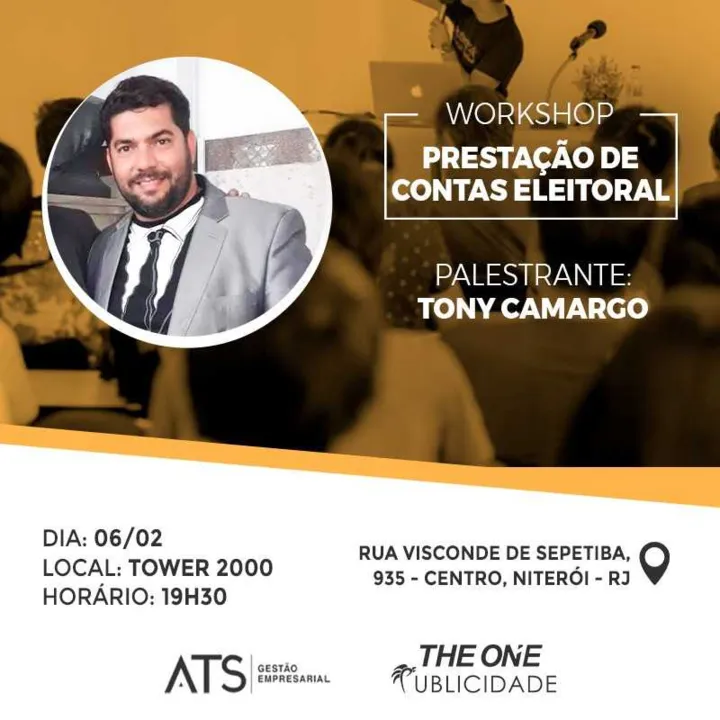 As vagas para o workshop ‘Prestação de Contas Eleitoral’ são gratuitas