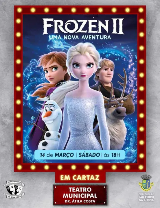 Um espetáculo inspirado no filme ocorrerá no sábado (14) e outro no domingo (15)