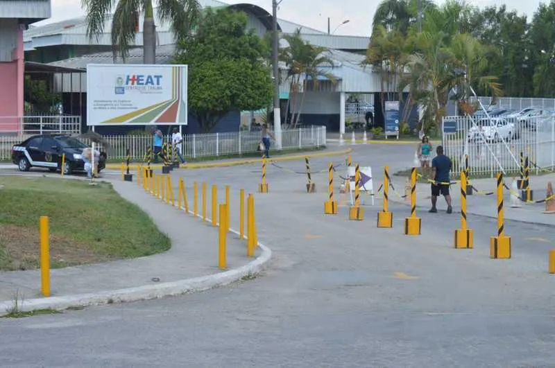 O suspeito foi levado para o Hospital Alberto Torres (Heat), no Colubandê