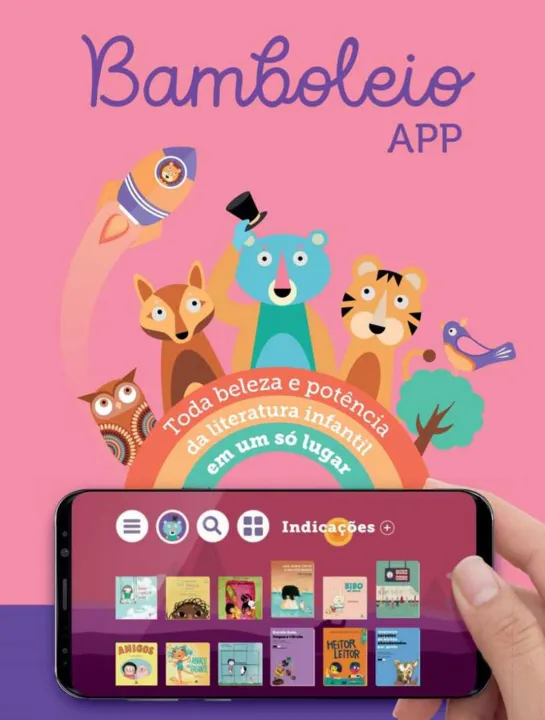 Imagem ilustrativa da imagem Aplicativo 'Bamboleio' promete ser a 'Netflix' dos livros infantis