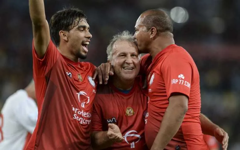 Foto durante a partida do Jogo das Estrelas.