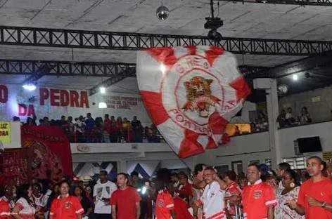 A escola de samba também utiliza o espaço para ensaios para o Carnaval 