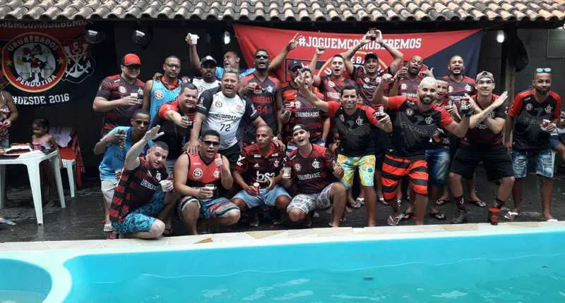 A Torcida Urubêbados está comemorando o terceiro aniversário 