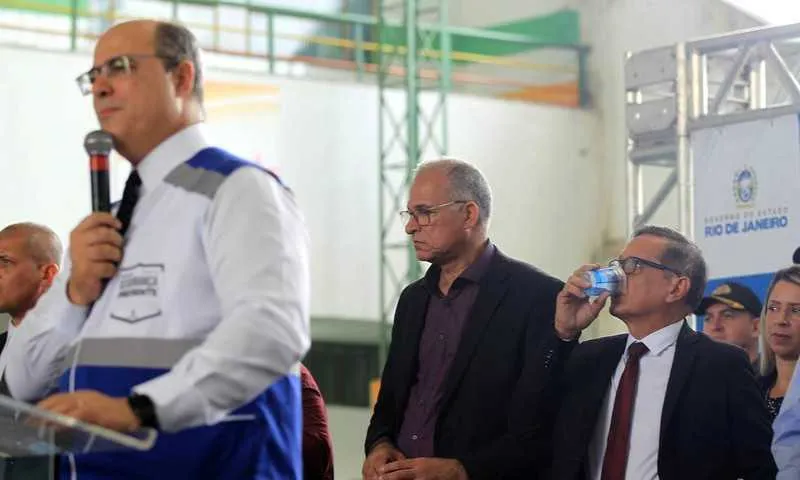 O governador parabenizou a Polícia Civil pela ação durante a inauguração do Segurança Presente, na Baixada Fluminense