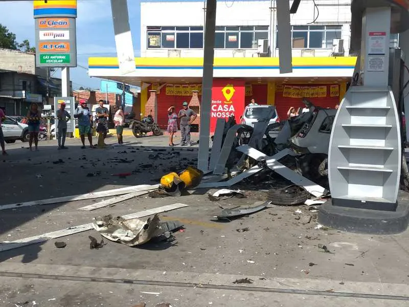 Imagem ilustrativa da imagem Explosão em posto de combustíveis em SG deixa dois feridos