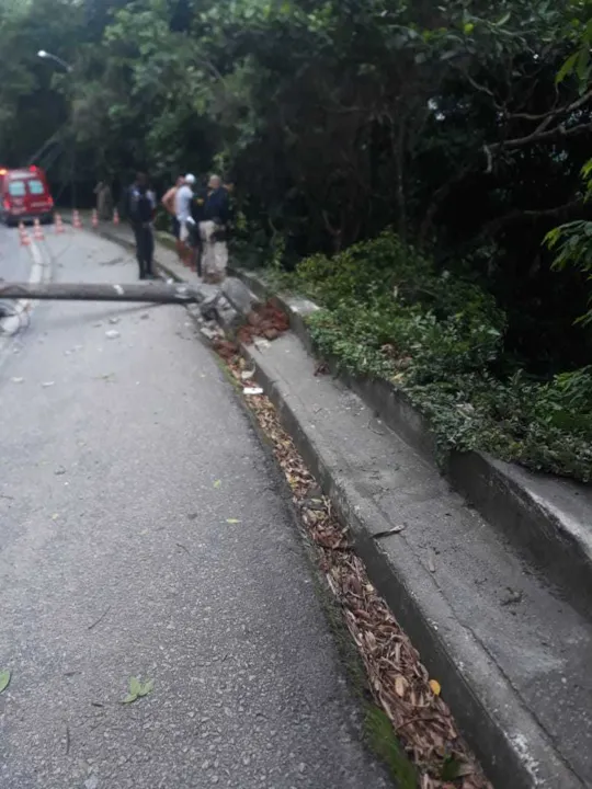 Cabos estão energizados na pista 