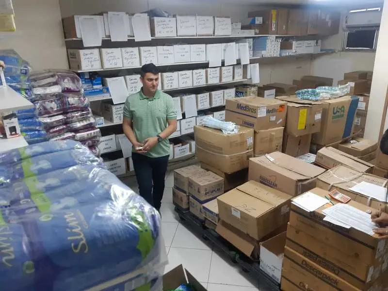 Prefeitura adquiriu grande estoque de insumos no Pronto Socorro