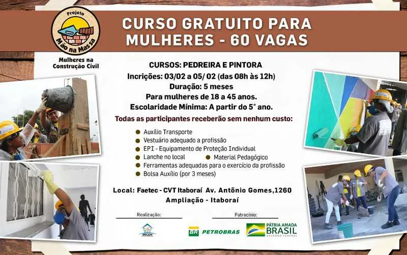 Desde 2007, o Mão na Massa formou 1,2 mil mulheres