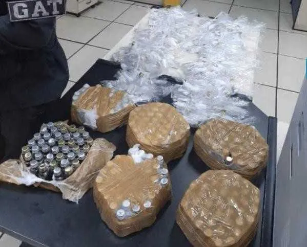 A carga foi encontrada em uma construção abandonada 