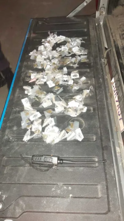 Os detidos e o material foram levados para a 81ªDP (Itaipu)