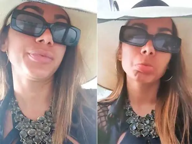 Anitta comentou sobre os rumores em seu Instagram e disse que poderia ser uma boa ideia ficar mais um tempo na ilha