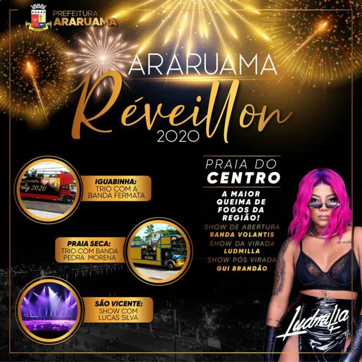 Ludmilla será a atração principal da noite