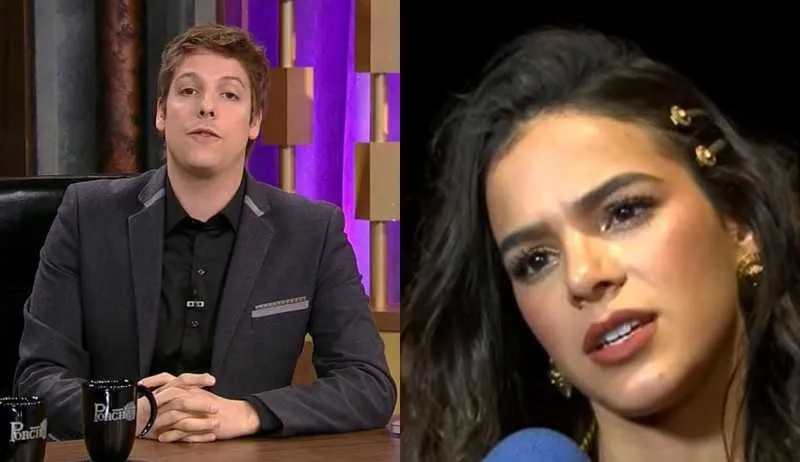 Atriz e humorista se desentenderam no quadro "Dança dos Famosos", do "Domingão do Faustão" 