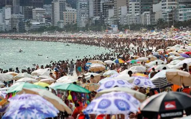 Os termômetros marcavam 40ºC