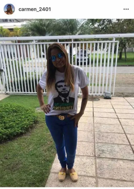 Promotora de Justiça publicou foto em apoio a Bolsonaro