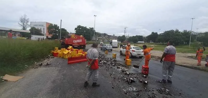 Acidente aconteceu próximo da Rodovia Washington Luiz