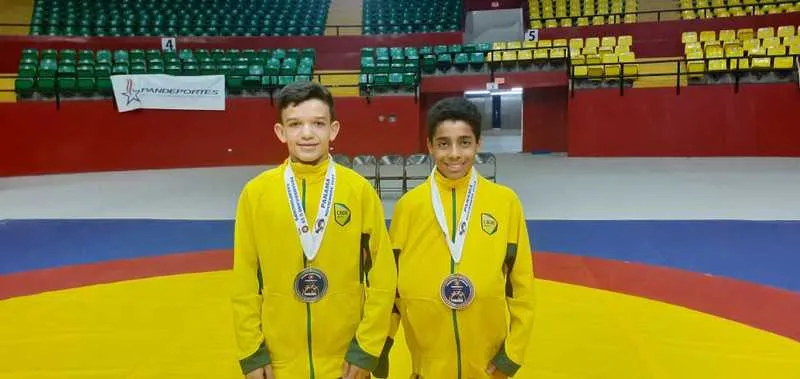 Ambos conseguiram a medalha de bronze para o Brasil 