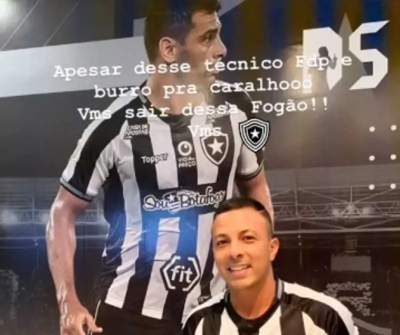 Não utilização do atacante no último jogo pode ter motivado publicação
