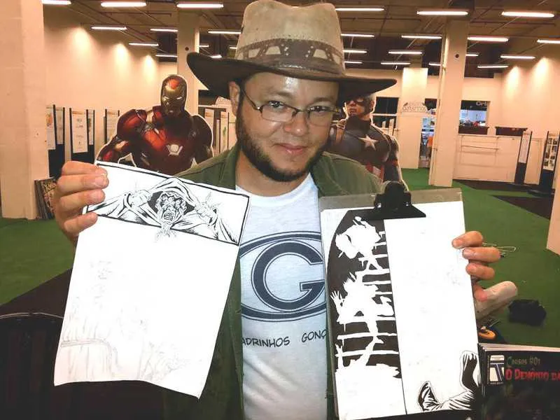 Eberton Ferreira é criador do selo QG - Quadrinhos Gonçalenses
