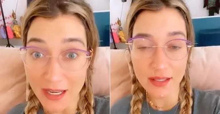 Pugliese contou em seu Instagram que sentiu fortes dores atrás dos olhos e está mais congestionada