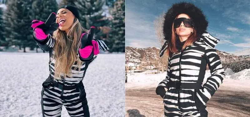 As duas são amigas e viajaram para Aspen no final do ano passado