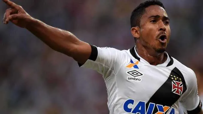 O jogador atuou pelo Vasco de 2015 a 2017 