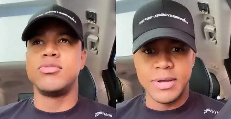 O cantor Leo Santana contou aos fãs sobre procedimento cirúrgico no tornozelo