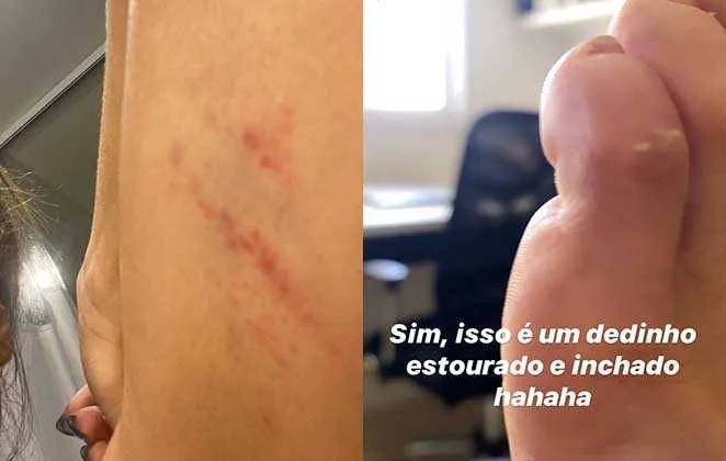 Lexa caiu durante o desfile da Unidos da Tijuca