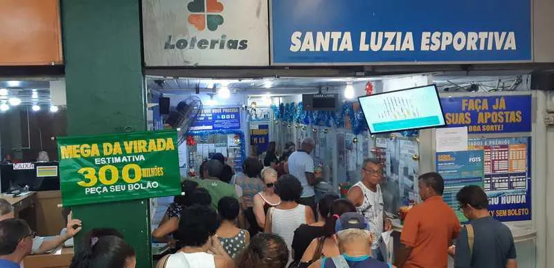 Aposta foi feita na Lotérica Santa Luzia 