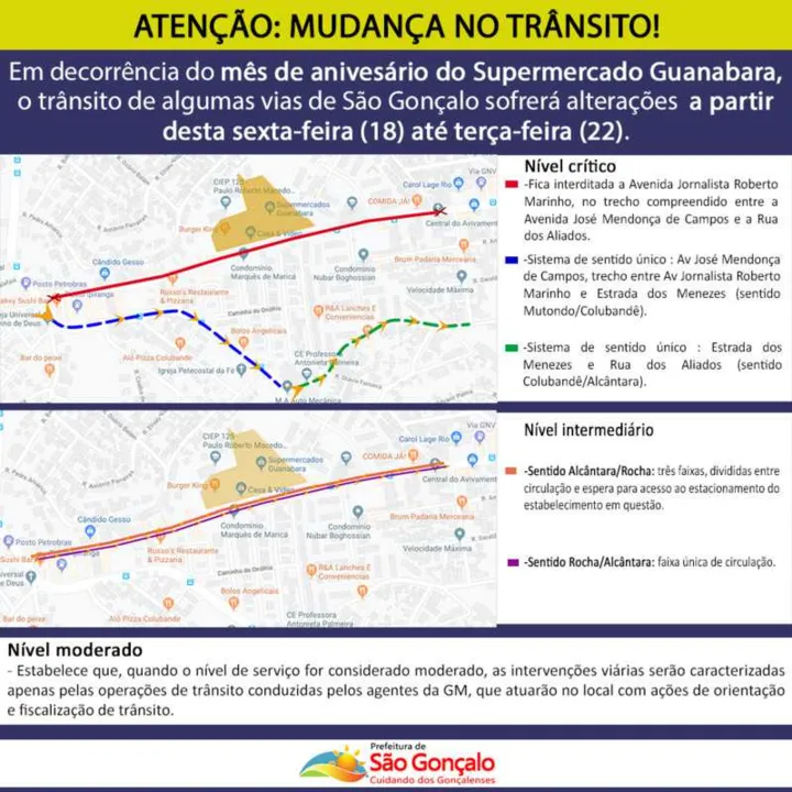 Imagem ilustrativa da imagem Trânsito no Colubandê terá esquema especial para o aniversário Guanabara