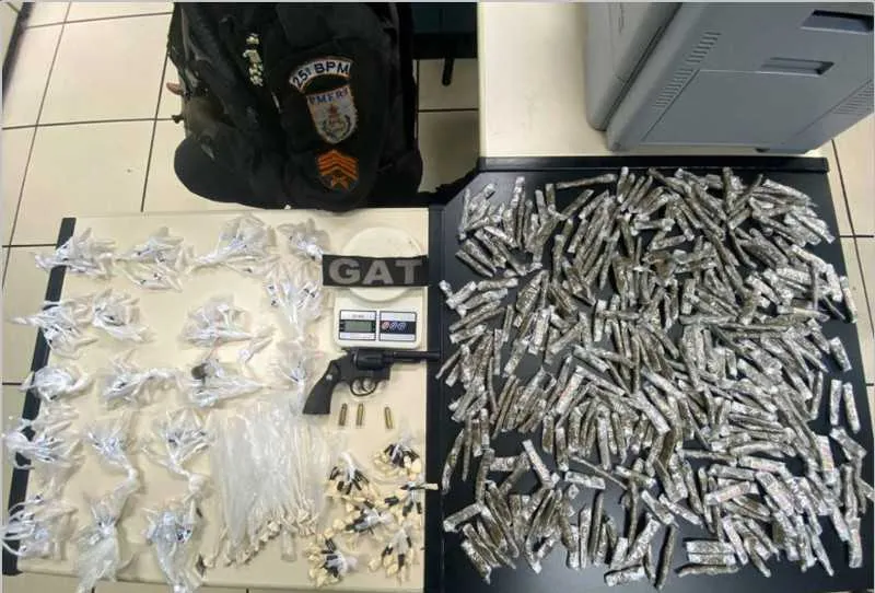  Suspeita foi presa após patrulhamento na região conhecida como Buraco do Boi
