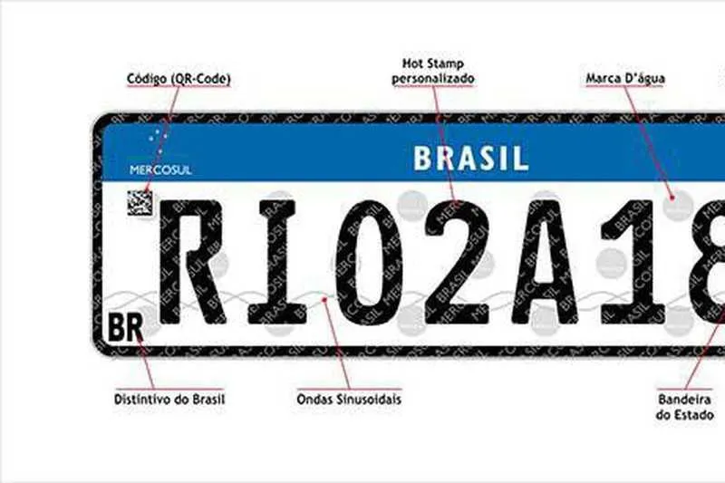 A nova placa será obrigatória apenas nos casos de primeiro emplacamento