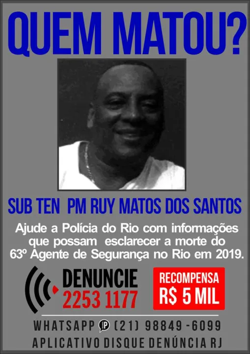 Imagem ilustrativa da imagem Portal dos Procurados pede informações sobre envolvidos na morte de policial militar