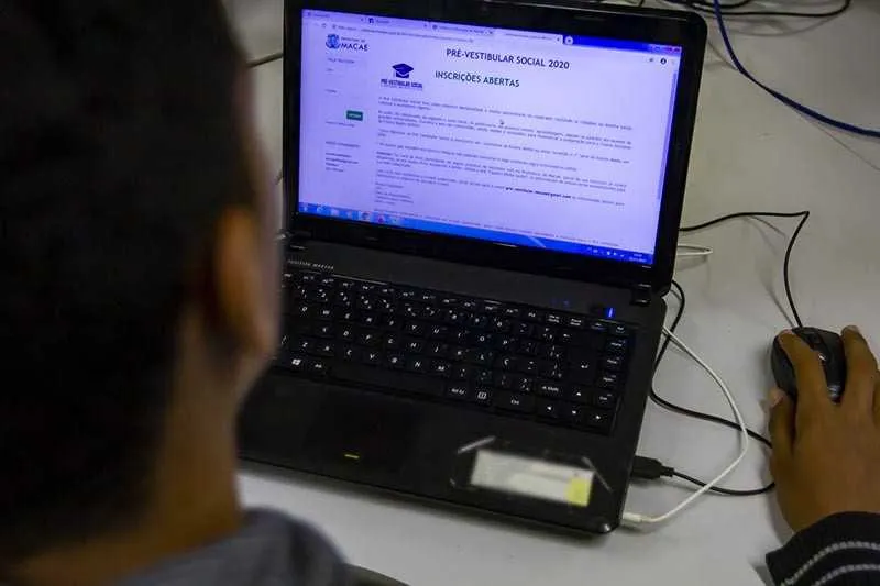 Esta é a primeira vez que a inscrição para o curso preparatório é pelo sistema informatizado