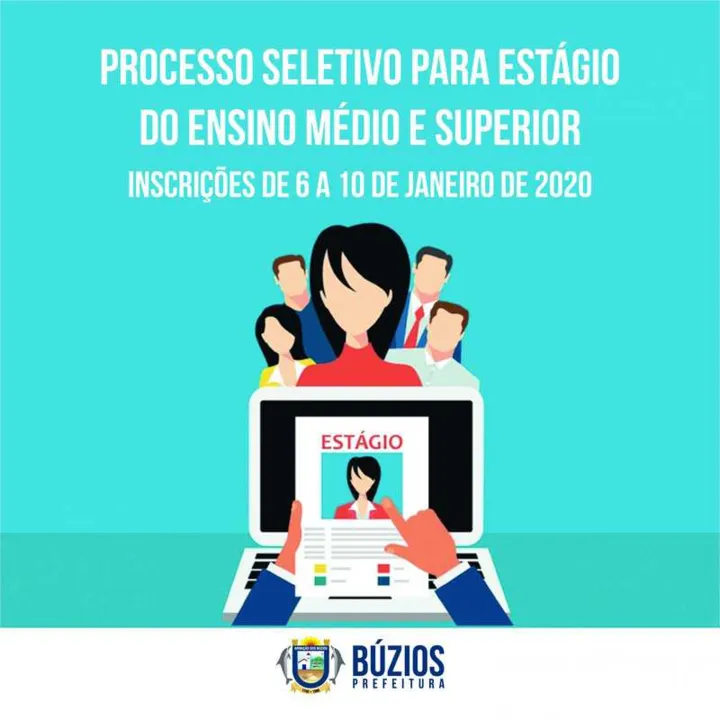 Oportunidades são para nível médio e superior