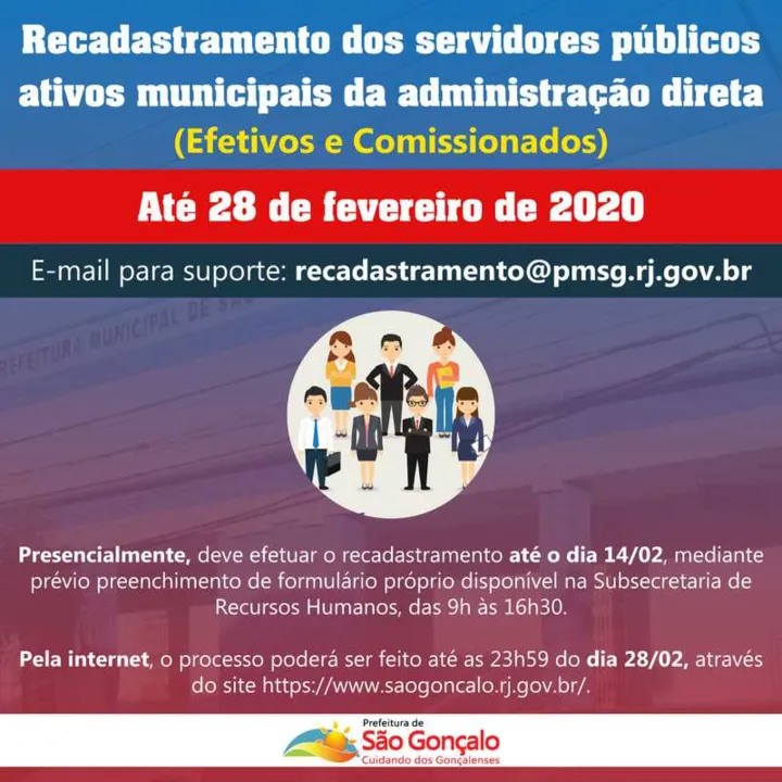 O o processo também é estendido aos servidores efetivos ativos afastados e licenciados