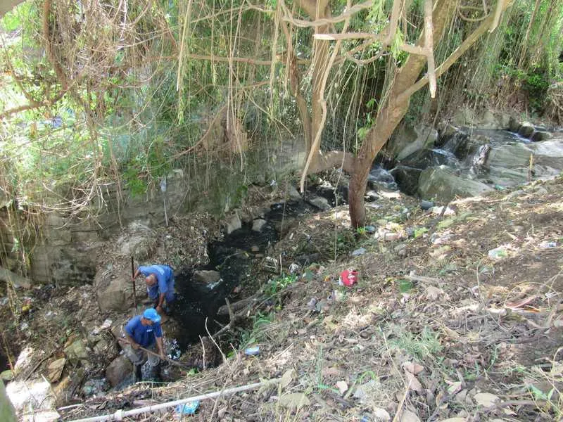 Serão 880 metros de limpeza