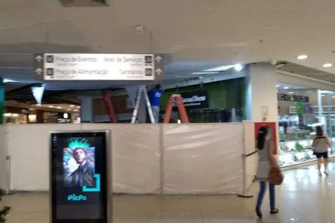 No momento do incidente estabelecimento estava fechado
