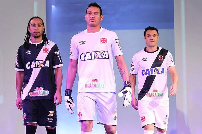 A CAIXA patrocinou o Vasco até o fim de 2017