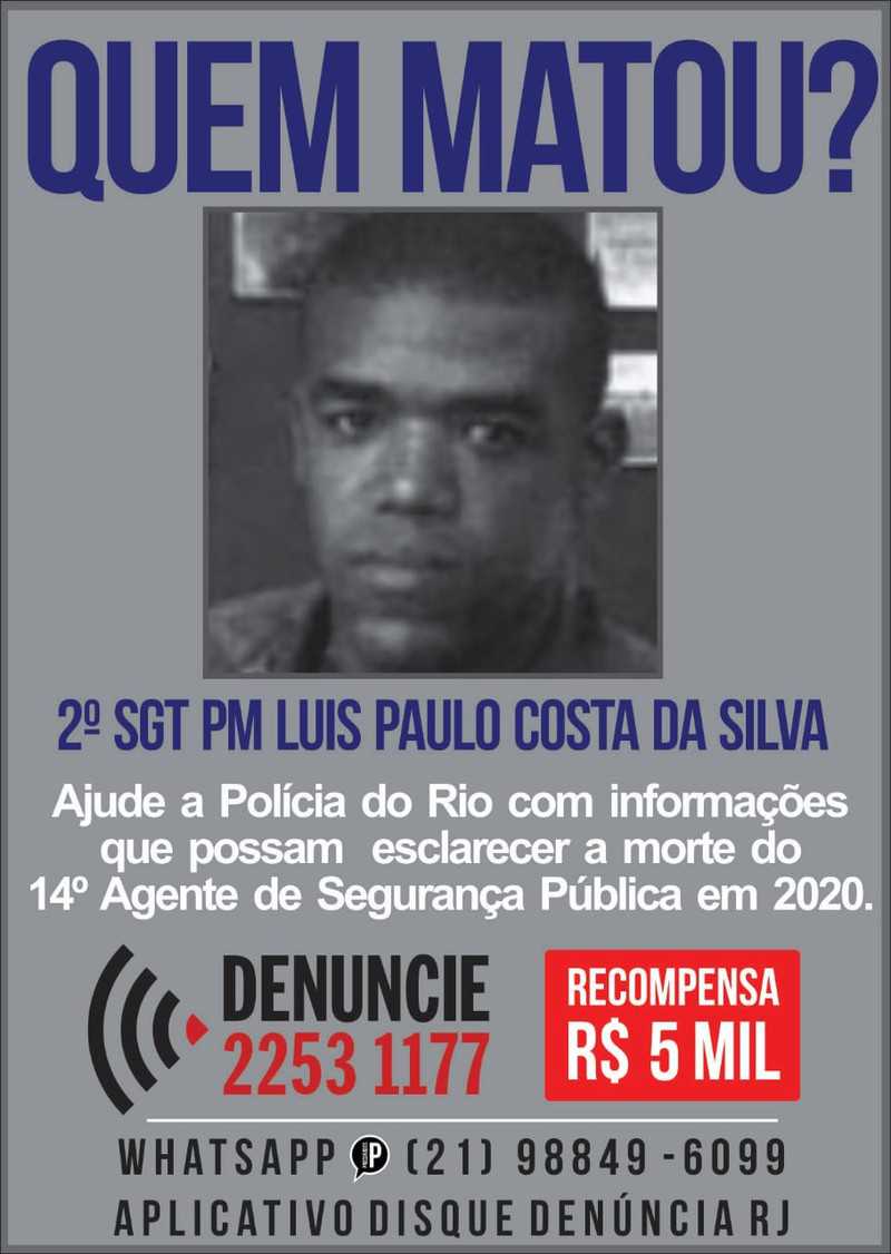 Portal Dos Procurados Divulga Cartaz Para Tentar Localizar Assassinos De Pm O São Gonçalo