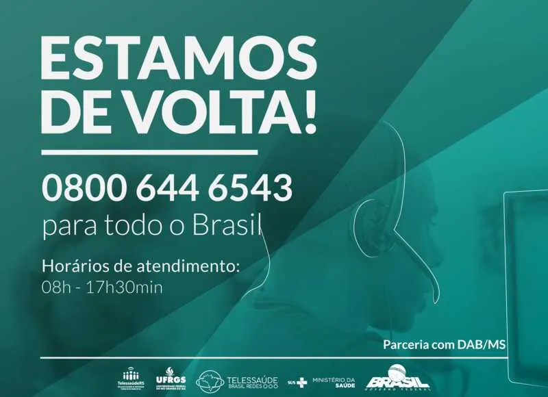 Até o momento, 28,1 milhões de pessoas já buscaram os serviços do TeleSUS