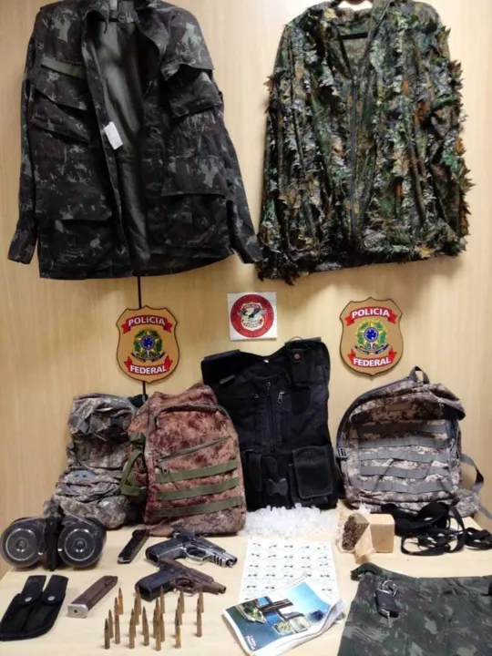 Material utilizado pelo tráfico foi levado para a Superintendência Regional da Polícia Federal no Rio de Janeiro