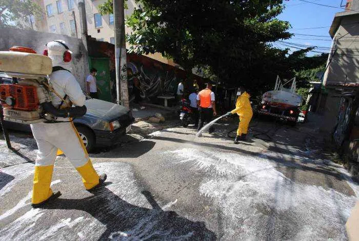 A sanitização nos moldes da China acontece neste sábado, a partir das 8h da manhã