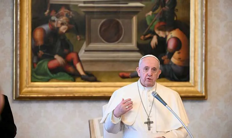 Pronunciamento feito feito na Praça de São Pedro, no Vaticano