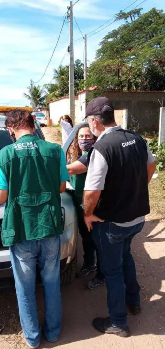 Ação entre a Coordenadoria-Geral de Assuntos Fundiários e o Meio Ambiente também resultou em uma pessoa encaminhada à 126ª DP